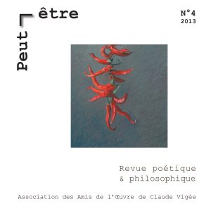 Couverture de Peut-être n° 4, 2013
