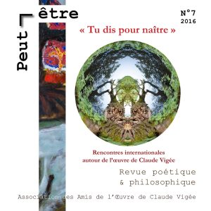 Couverture de Peut-être n° 7, 2016