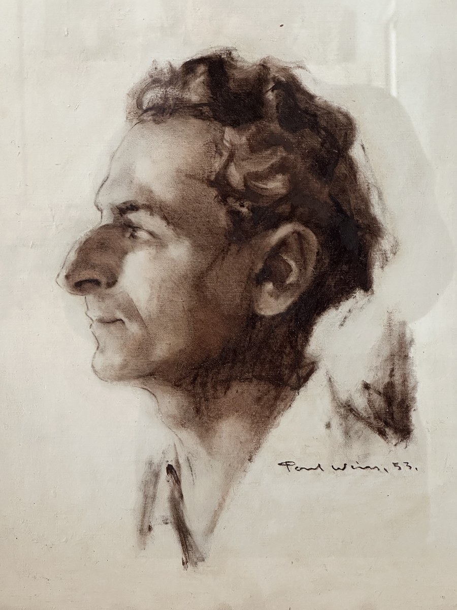 Portrait de Claude Vigée par Paul Weiss, 1953